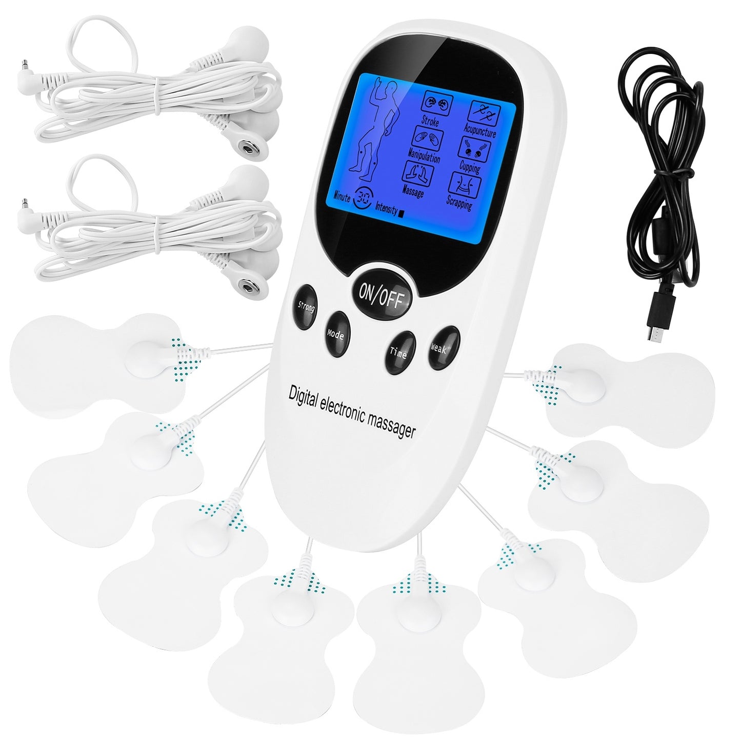 SwasthyCare Dual Pulse Massager – Compact Electric Muscle Relaxation Device
