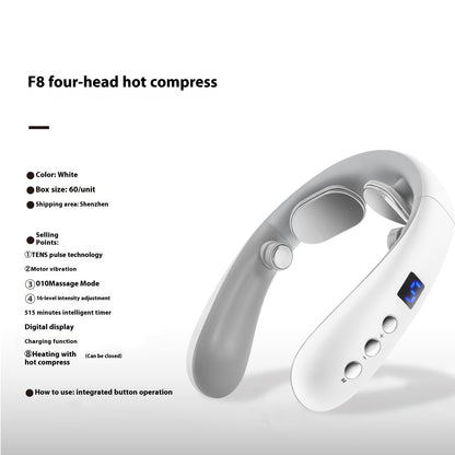 SwasthyCare Smart Neck Relaxer – 4-Head Heated Neck & Shoulder Massager