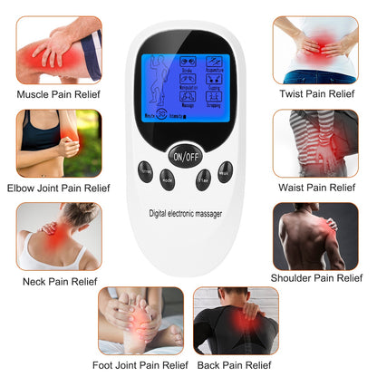 SwasthyCare Dual Pulse Massager – Compact Electric Muscle Relaxation Device
